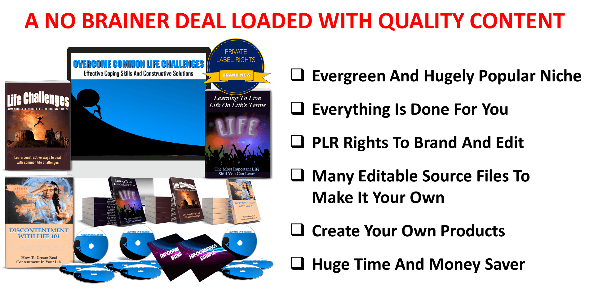 Overcome Life Challenges PLR