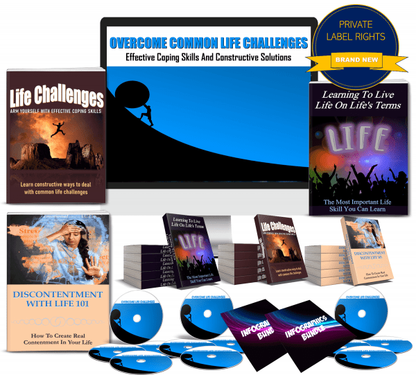 overcome common life challenges PLR