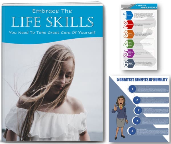 Life Skills Report, 18 Articles And 2 Editable Infographics PLR