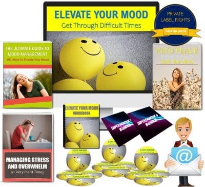 Elevate Your Mood: Get Through Difficult Times 300 Pcs. PLR