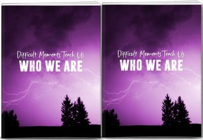 Quality PLR - Difficult Moments Teach Us Who We Are Report and 10 Articles with PLR Rights