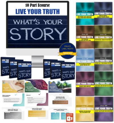 10 Part eCourse: Live Your Truth PLR