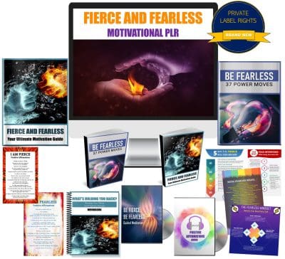 BE FIERCE AND FEARLESS IN THE NEW YEAR MOTIVATIONAL PLR
