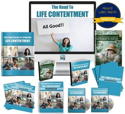 The Road To Life Contentment Giant PLR