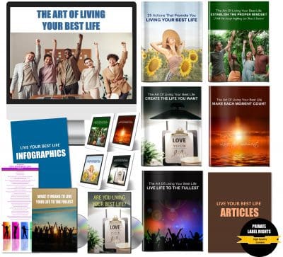 Art Of Living Your Best Life Giant PLR