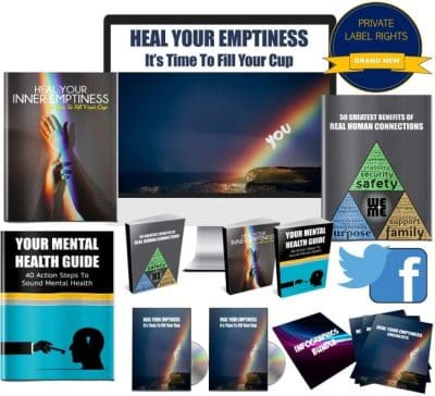 Heal Your Emptiness: It’s Time To Fill Your Cup Giant PLR