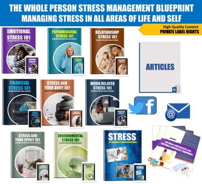 Whole Person Stress Management Blueprint: Managing Stress In All Areas Of Life And Self PLR