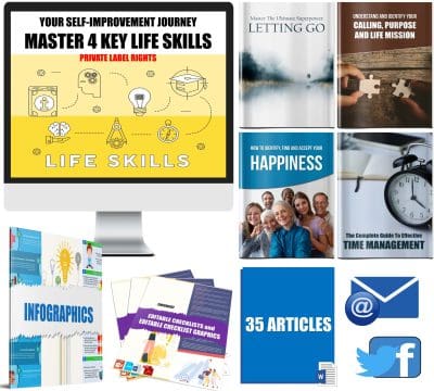 Your Self-Improvement Journey - Master 4 Key Life Skills PLR