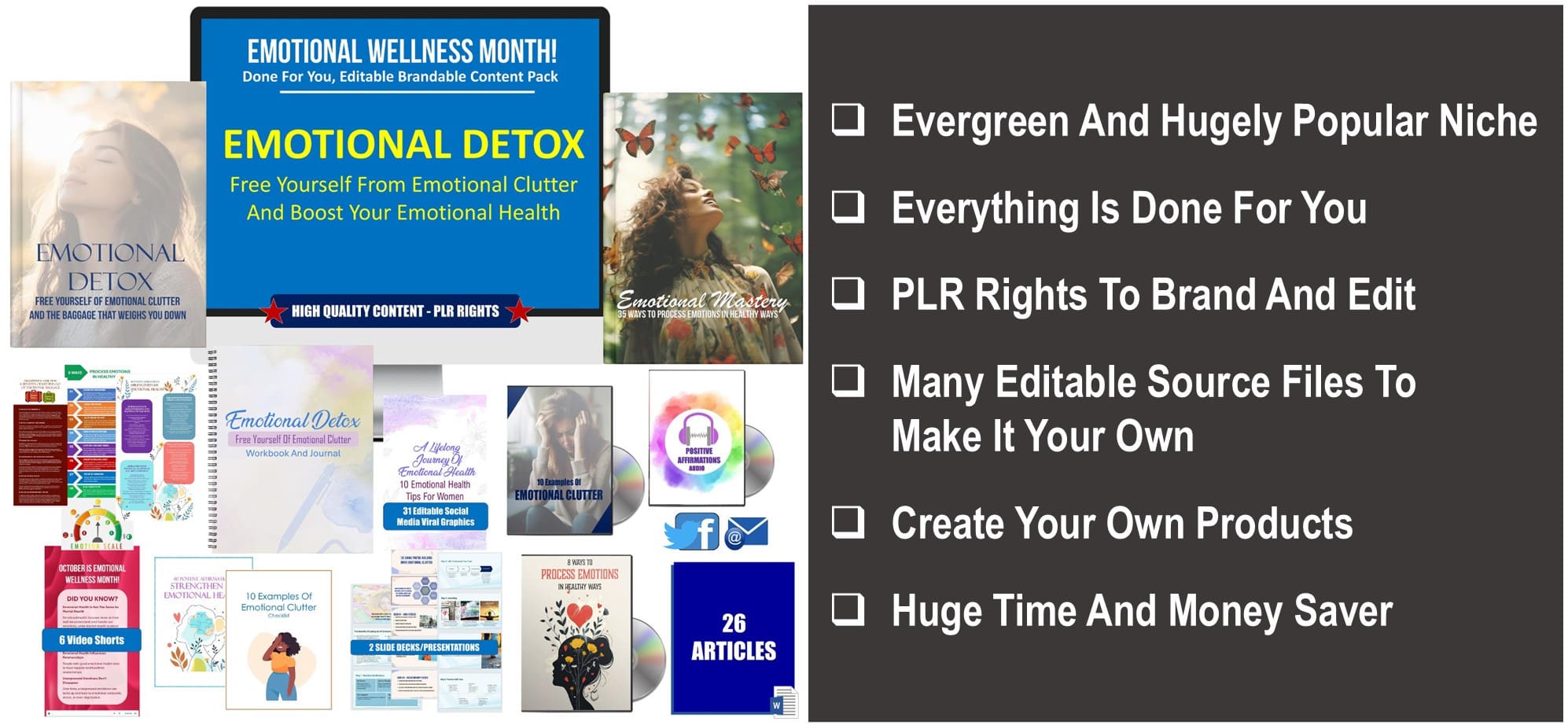 Emotional Detox - Free Yourself From Emotional Clutter And Boost Your Emotional Health PLR