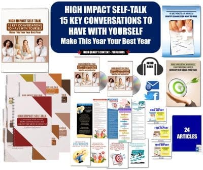 High Impact Self-Talk – 15 Key Conversations With Yourself - Make This Year Your Best Year PLR
