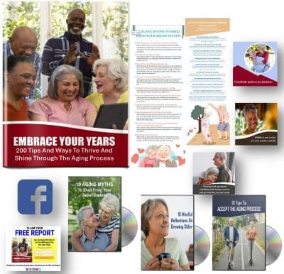 Embrace Your Years – Top 10 Lists: 200 Tips To Thrive In Aging PLR
