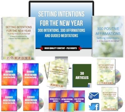 Setting Intentions For The New Year: 300 Intentions, 300 Affirmations + Guided Meditations